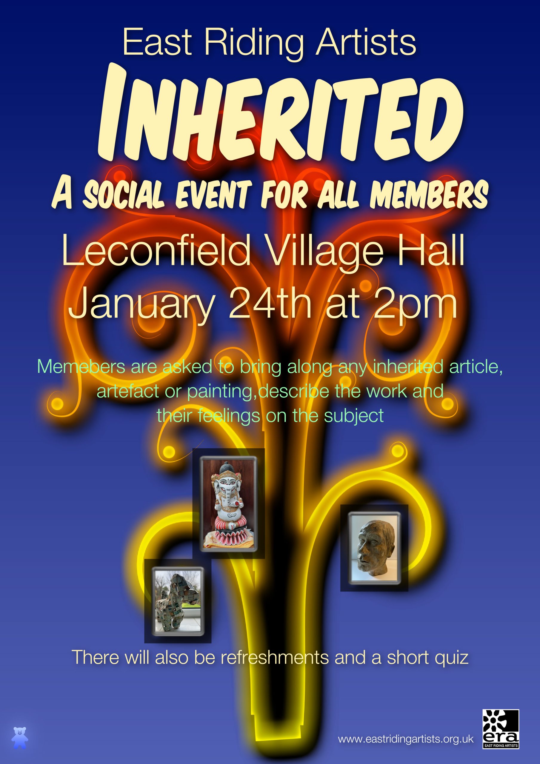 Event Poster: East Riding Artists, 'Inherited'