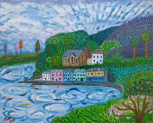 Fabric Mountain - Portree Harbour