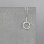 Tori Foster - Linked Loops 3 Rings Necklace