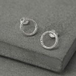Tori Foster - Silver Circle Orbit Studs
