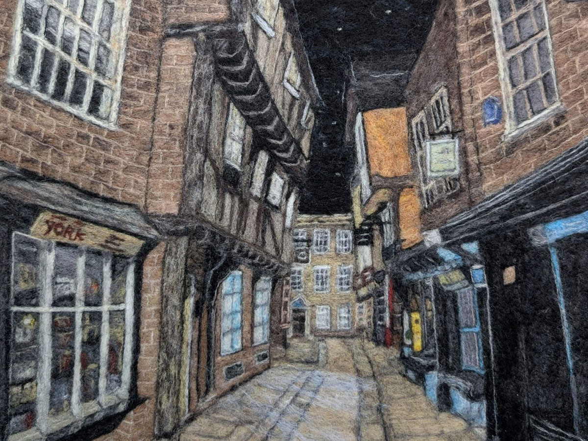Wendy Middleton - York Shambles by Night