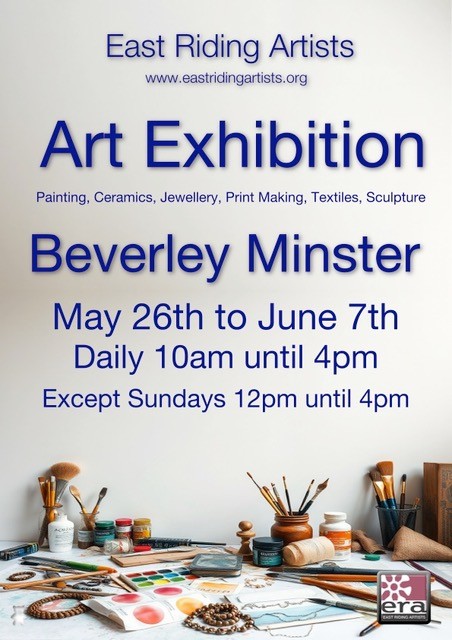 Poster: East Riding Artists - Art Exhibition at Beverley Minster 2026