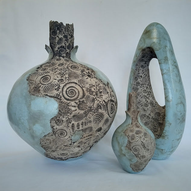 Penny De Corte - Coiled Trio with Ammonite Detail