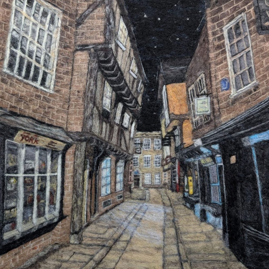 Wendy Middleton - York Shambles by Night