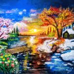 Zainab Odemwingie - Evening Floats in Colours